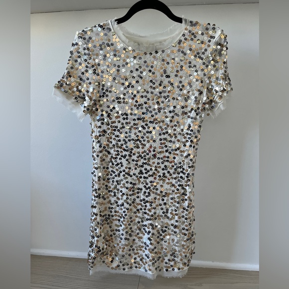 White sequin blouse - Picture 1 of 3